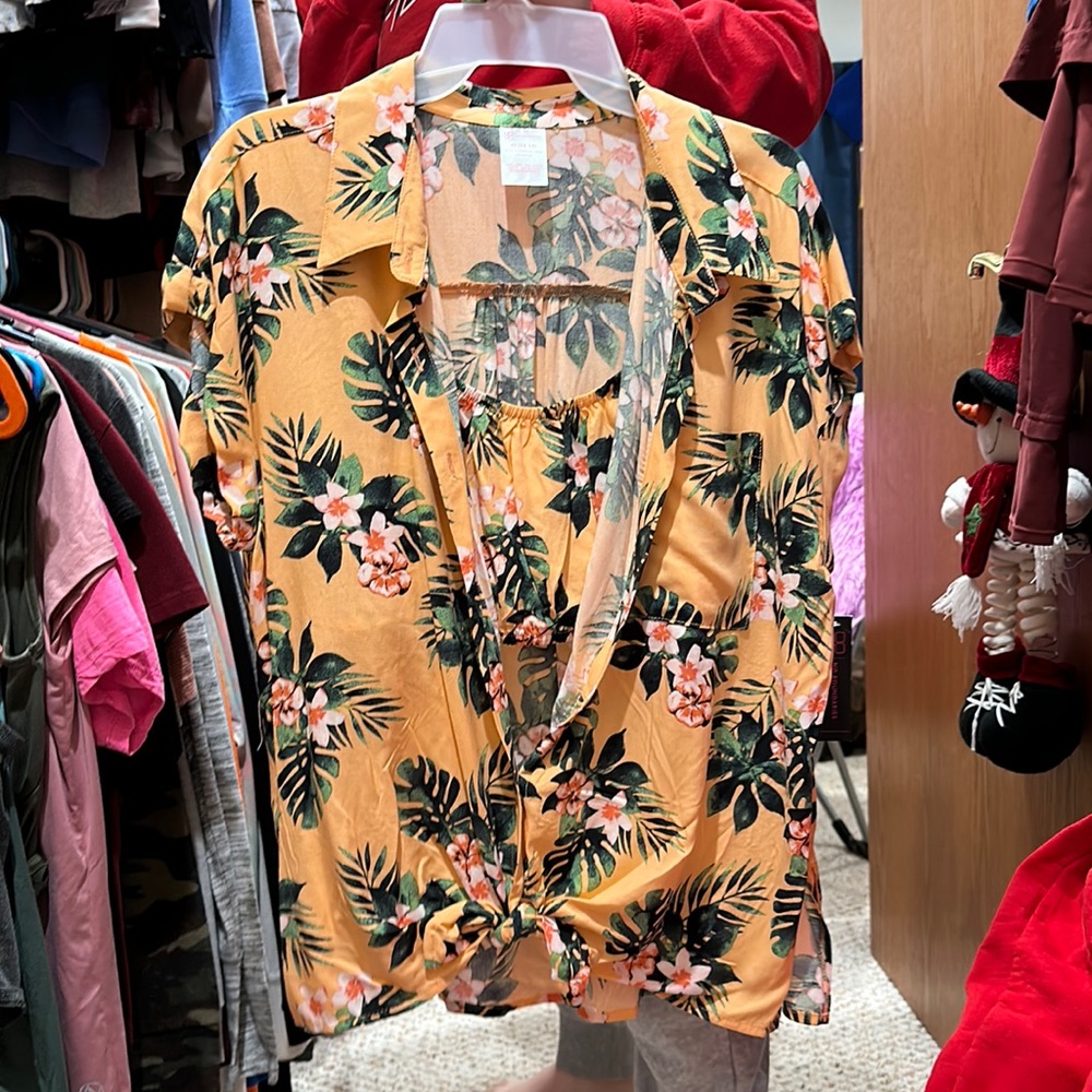 No Boundaries Hawaiian Top & Bra